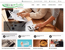 Tablet Screenshot of gregcash.com